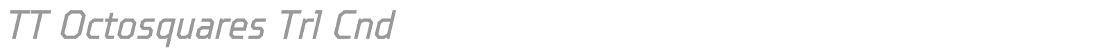 TT Octosquares font preview